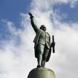 A statue of Captain Cook stands in Sydney's Hyde Park