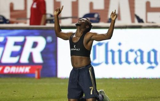 David Accam bags brace for Philadephia Union