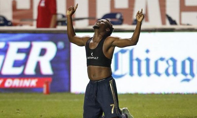 David Accam bags brace for Philadephia Union
