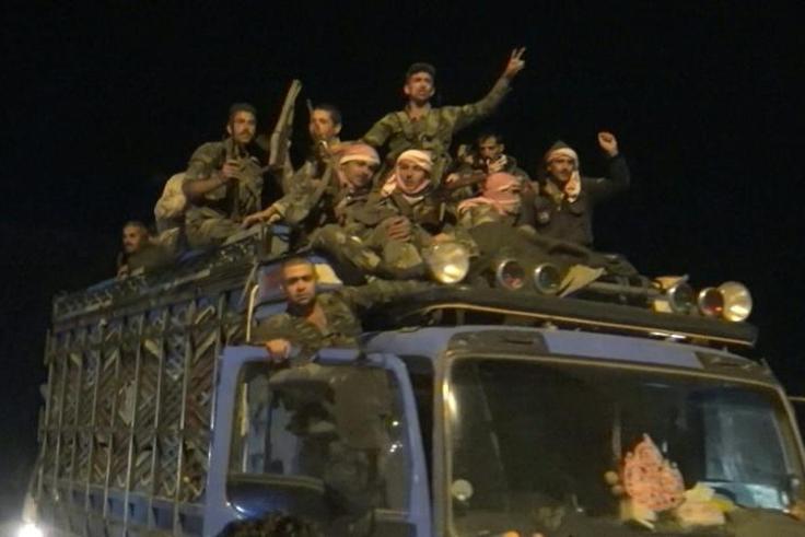 Syrian regime troops arrive in the northern border town of Kobane