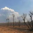 A general view of the fires in the Bolivian Amazonian area of San Jose de Chiquitos in Santa Cruz, on September 9, 2019