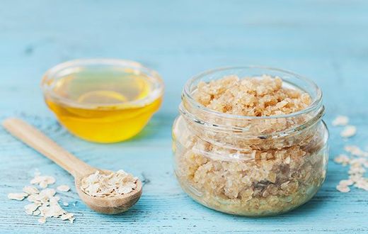 oatmeal and honey-hair mask