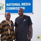 Yaw Boadu-Ayeboafoh with Information Minister Kojo Oppong-Nkrumah