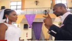 Ghanaian deaf couple becomes internet sensation after their colourful wedding (video)