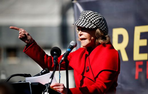 Jane Fonda Arrested During Climate Protest Outside U.S. Capitol