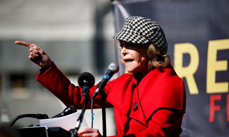 Jane Fonda Arrested During Climate Protest Outside U.S. Capitol