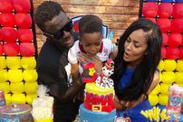 Cute photos of Ghanaian footballers kids