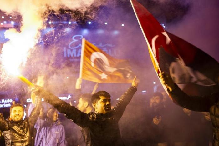 The main opposition Republican People's Party (CHP) was winning the race for Istanbul mayor after Sunday's election according to official results