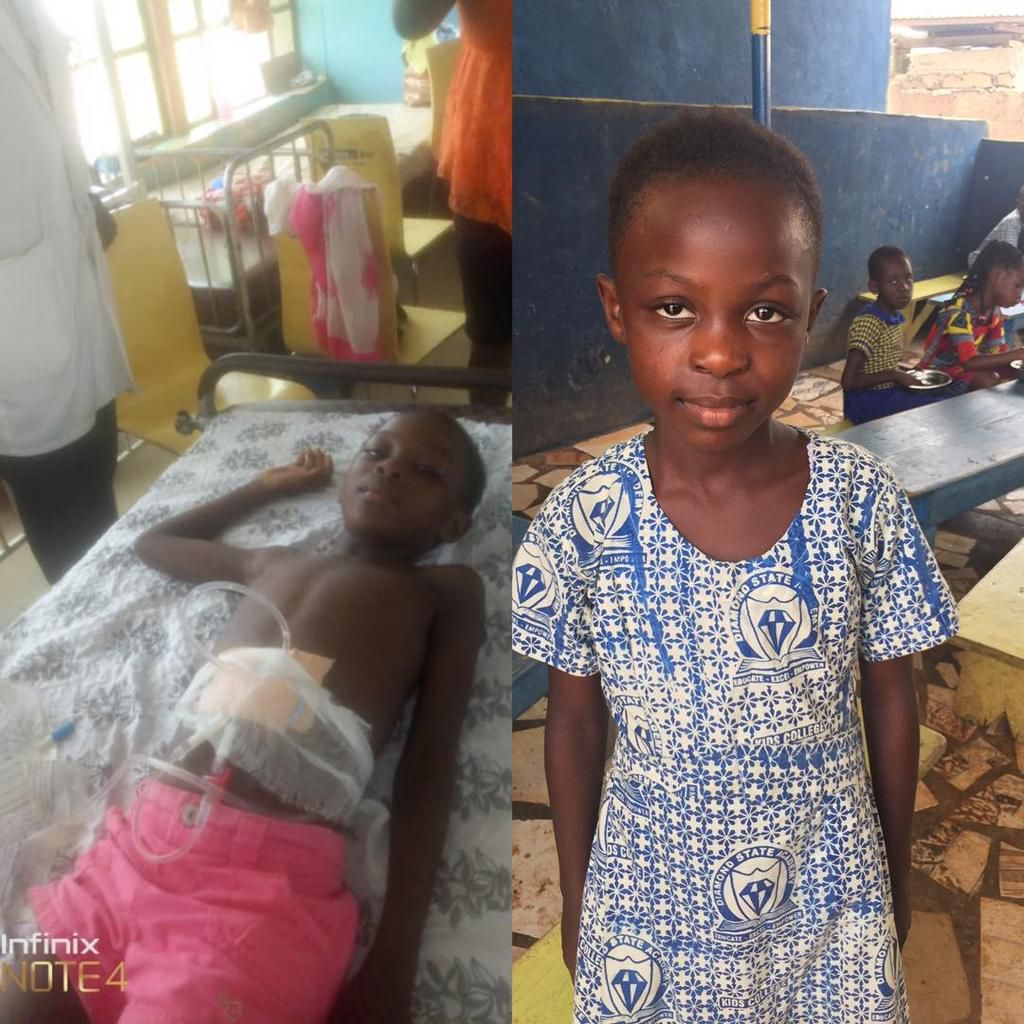 Class 2 pupil Hannah Takyi