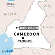 Map of Cameroon locating deadly landslide in the western city of Bafoussam