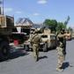 The fighting began when insurgents briefly seized an Afghan army recruitment centre in Farah, a city seen in this file photo from May 2018