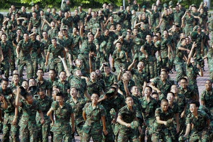 All Singaporean men aged 18 must serve two years in the military, the police or the emergency services