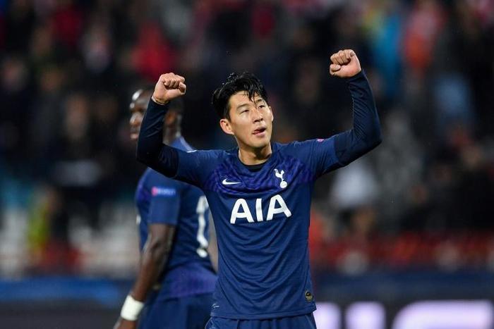 Son Heung-min scored twice in Tottenham's 4-0 win at Red Star Belgrade