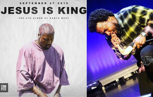 Kanye West and Sonnie Badu