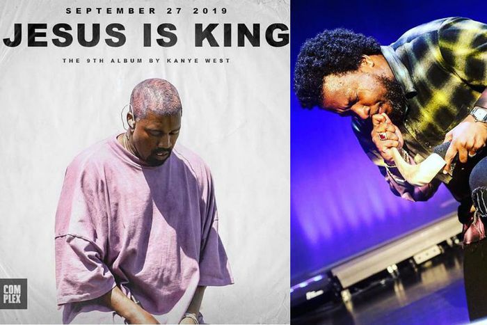 Kanye West and Sonnie Badu