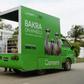 A Careem cab service delivers goats ahead of the Muslim festival Eid al-Adha, in Karachi, Pakistan in 2017