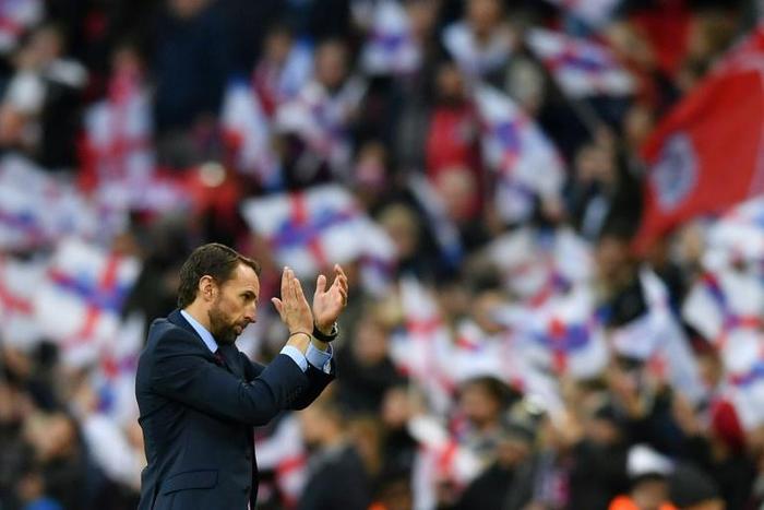'I love the job I'm in,' said Gareth Southgate. 'I'm proud to be England manager'