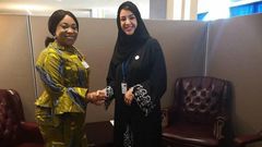 Shirley Ayorkor Botchway and her UAE counterpart
