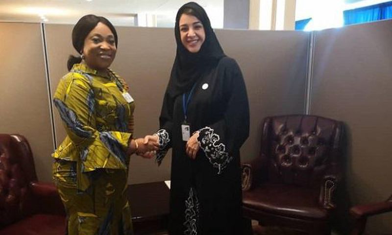 Shirley Ayorkor Botchway and her UAE counterpart