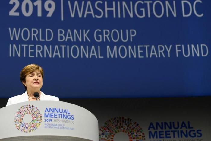 IMF Managing Director Kristalina Georgieva says peer pressure is building for countries to follow trade rules