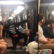 Man’s scary dance moves on a train get passengers running out for safety (video)