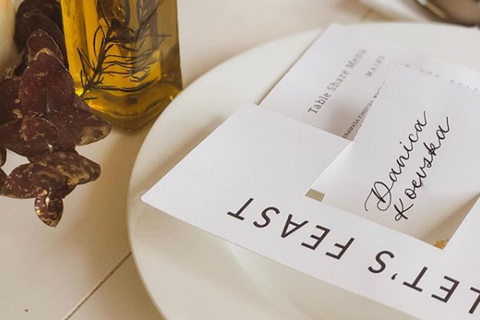 Rosemary oil wedding favour