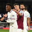 Chelsea's Callum Hudson-Odoi was booked for diving against Burnley