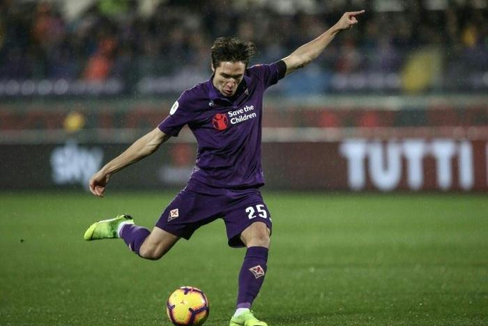 Federico Chiesa has scored 12 goals for Fiorentina in the league and Coppa Italia this season