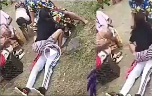 Bride’s sisters twerk on the groom as tradition says he’ll not marry the bride if he gets an erection (video)