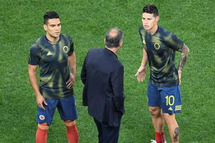 Coach Carlos Queiroz has left Radamel Falcao and James Rodriguez out of the Colombia squad for a pair of friendlies