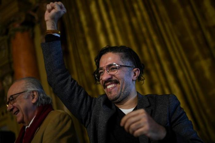 Jean Wyllys en Lisboa, el 27 de febrero de 2019