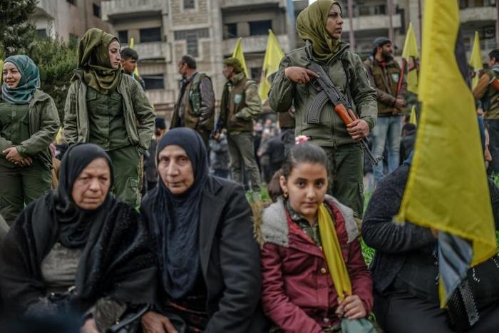Kurdish fighters have spearheaded the fight against IS since late 2014, but neighbouring Turkey views them as "terrorists"