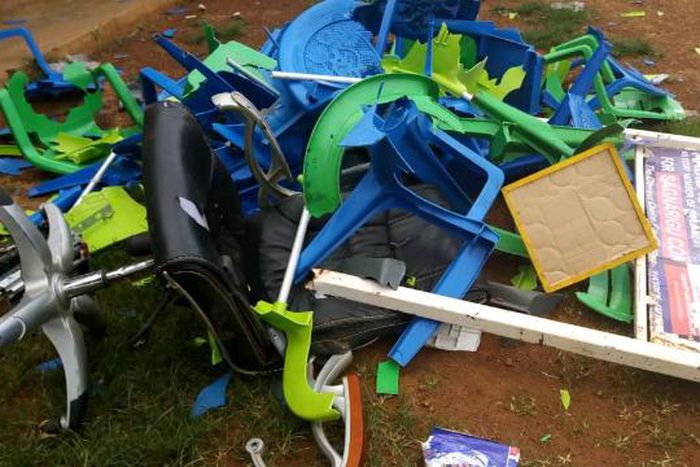 Aggrieved Sagnarigu NPP youth vandalise office