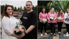 Couple wears T-shirts and jeans on wedding day, cuts cost by about 90%