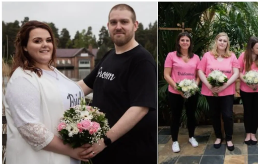 Couple wears T-shirts and jeans on wedding day, cuts cost by about 90%