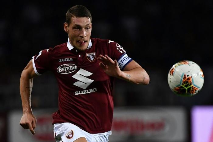 Captain Andrea Belotti scored twice from the penalty spot to get Torino back winning.