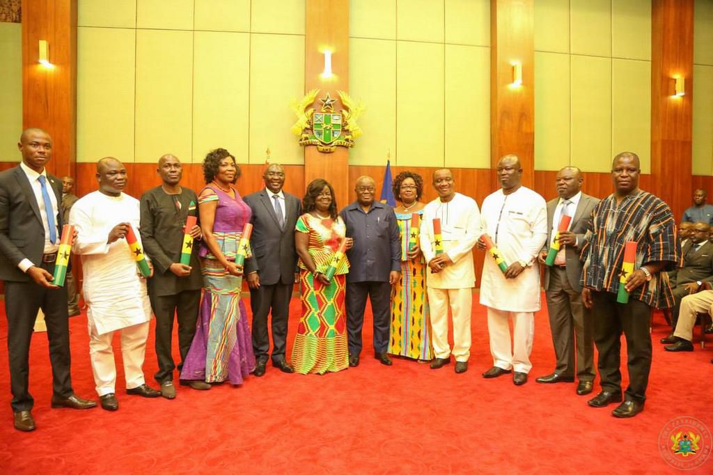 Nana Addo and appointees
