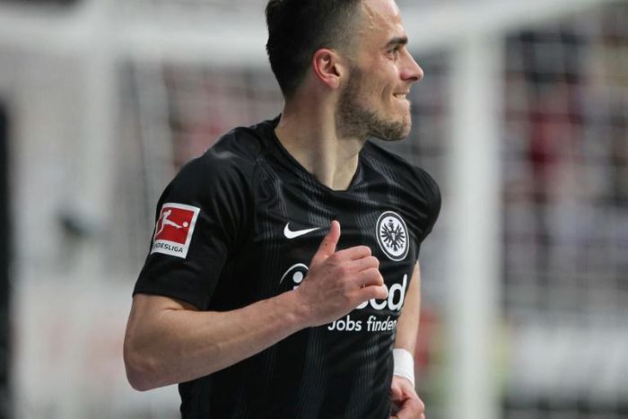 Frankfurt's Filip Kostic found the net twice to give his side a 3-0 win over Stuttgart and fire them into the top four on Sunday
