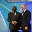 Akufo-Addo and Russia President, Putin.
