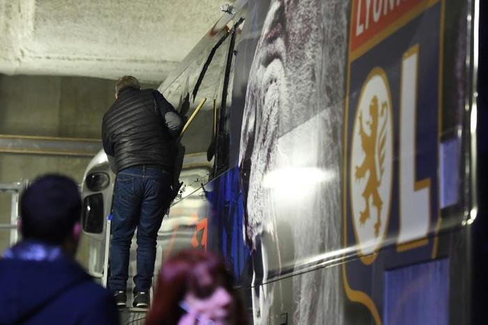 The Lyon bus was stoned at Marseille again
