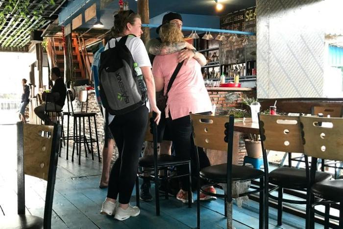 The desperate search for backpacker Amelia Bambridge on Koh Rong includes more than 100 army, navy and police personnel as well as relatives and volunteers