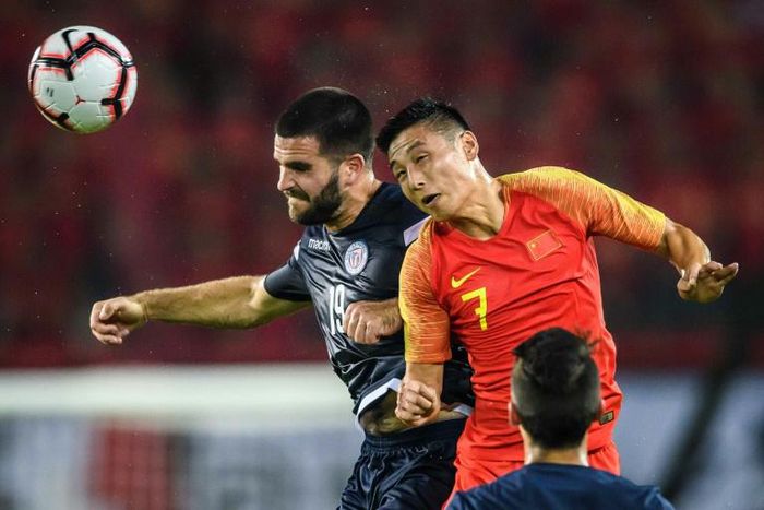 China struggled to keep up the pressure against Guam