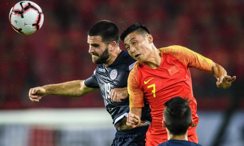 China struggled to keep up the pressure against Guam