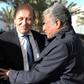 France's Foreign Minister Jean-Yves Le Drian in the Libyan capital Tripoli on March 18, 2019