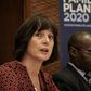 Beth Schlachter (L) said the use of modern contraception is growing fastest in Africa