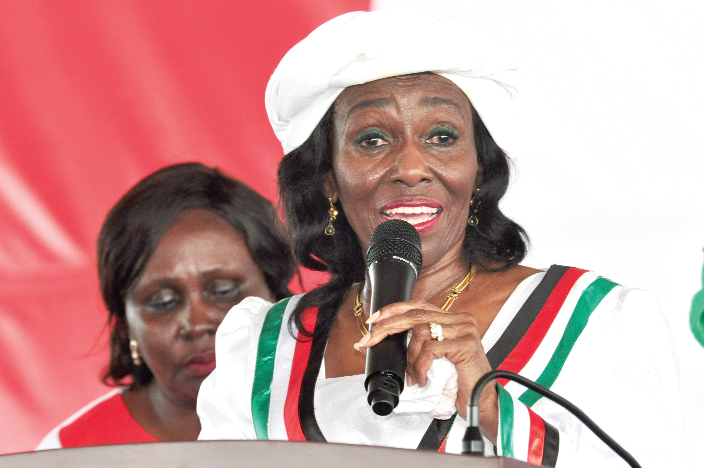 Nana Konadu Agyeman Rawlings of NDP