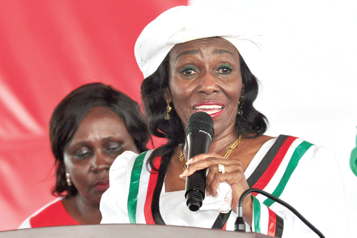 Nana Konadu Agyeman Rawlings of NDP