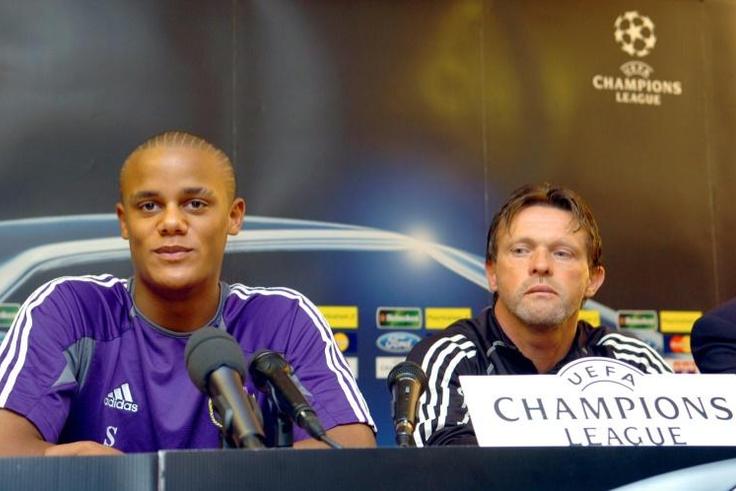 Vincent Kompany played under coach Franky Vercauteren on the Anderlecht team that won the Belgian league in 2005-6