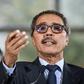 The leader of the Sahrawi delegation and Polisario Front, Khatri Addouh, pictured last Friday at talks in Geneva
