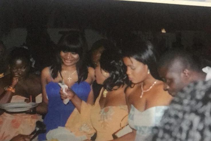 Sandra Ankobia and others at Luckie Lwason's wedding